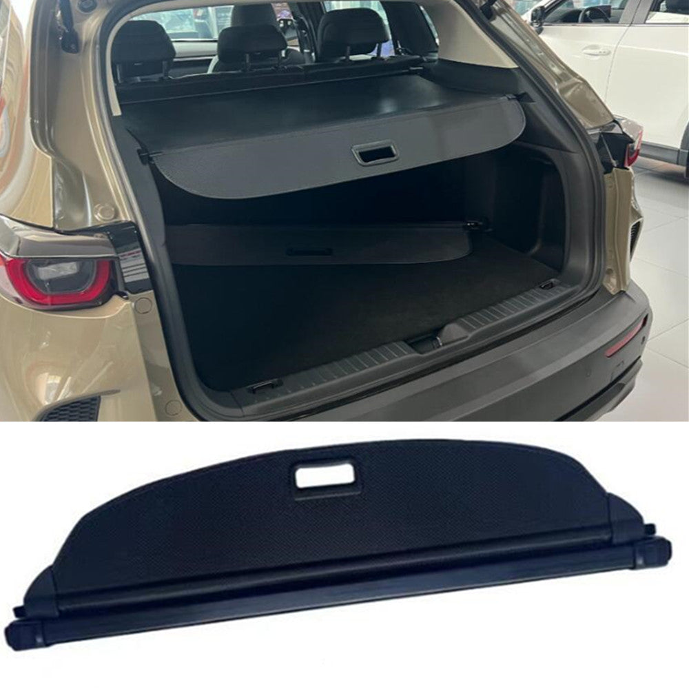 Black Canvas Car Rear Trunk Cargo Luggage Shade Cover For 2023-2024 for Mazda CX-50 n