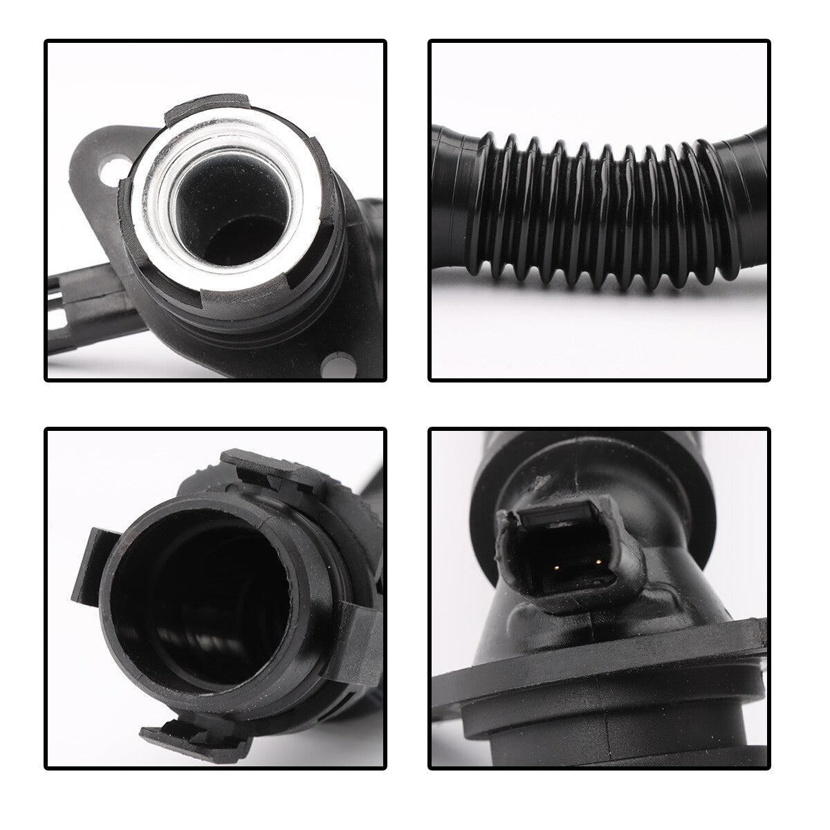 2-piece crankcase ventilation hose valve cover set 11127584128, suitable for BMW N55 640i 535i