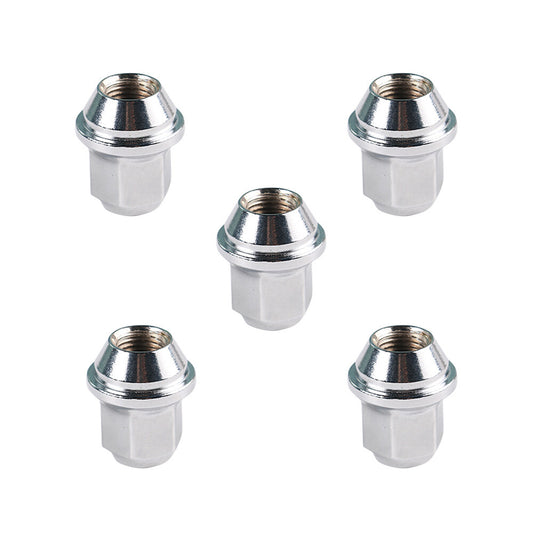 new 5-piece Wheel Lug Nuts 14x1.5 for ACPZ1012D Edge for Mustang Chrome - n
