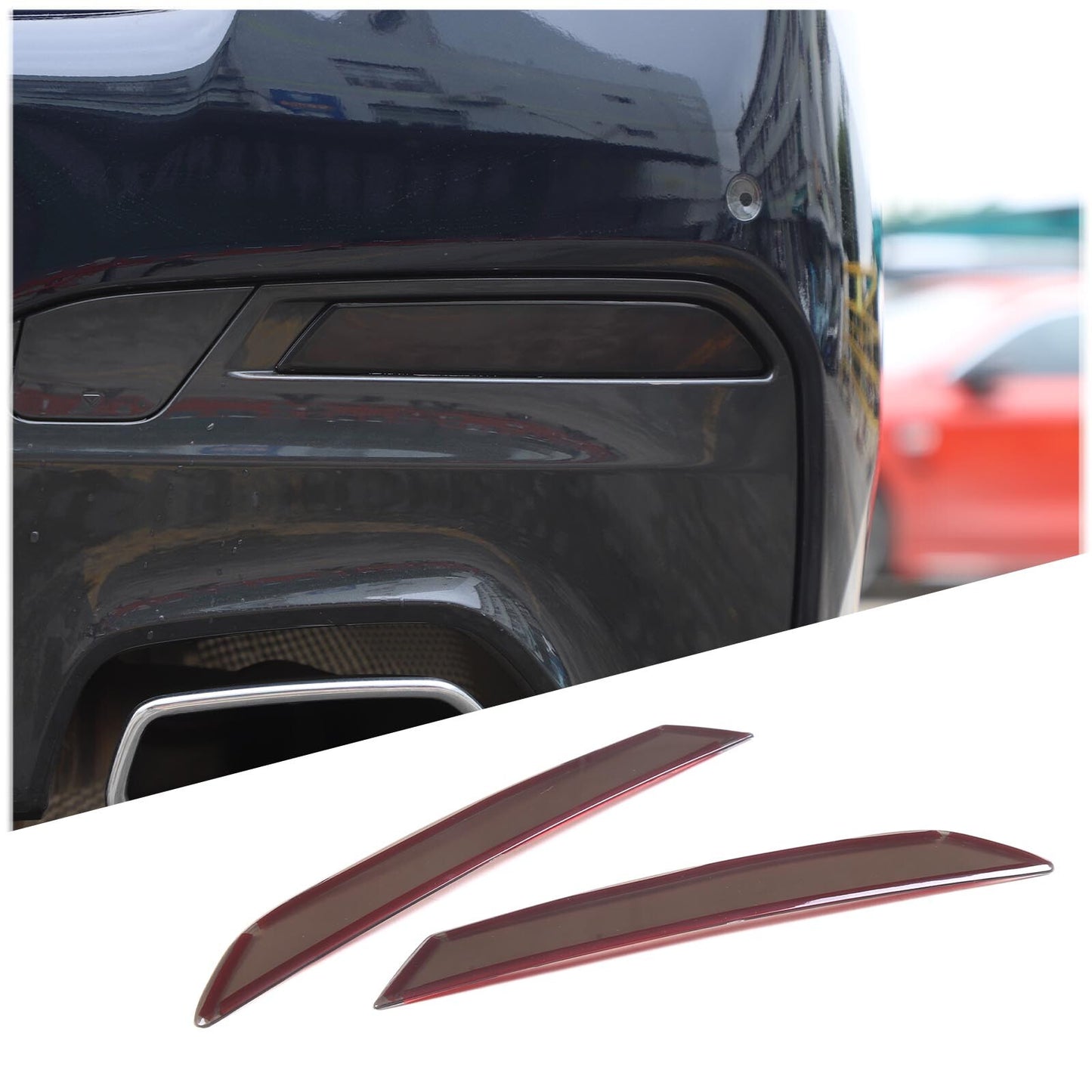 2-Piece Rear Fog Light Cover Trim for 5 G30 (2018-2022) n