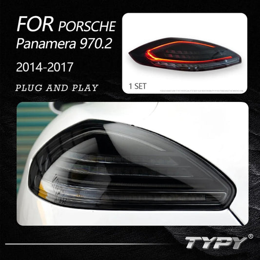 Two LED taillights with dynamic turn signals are available for the for Porsche for Panamera 970 2014-2016.