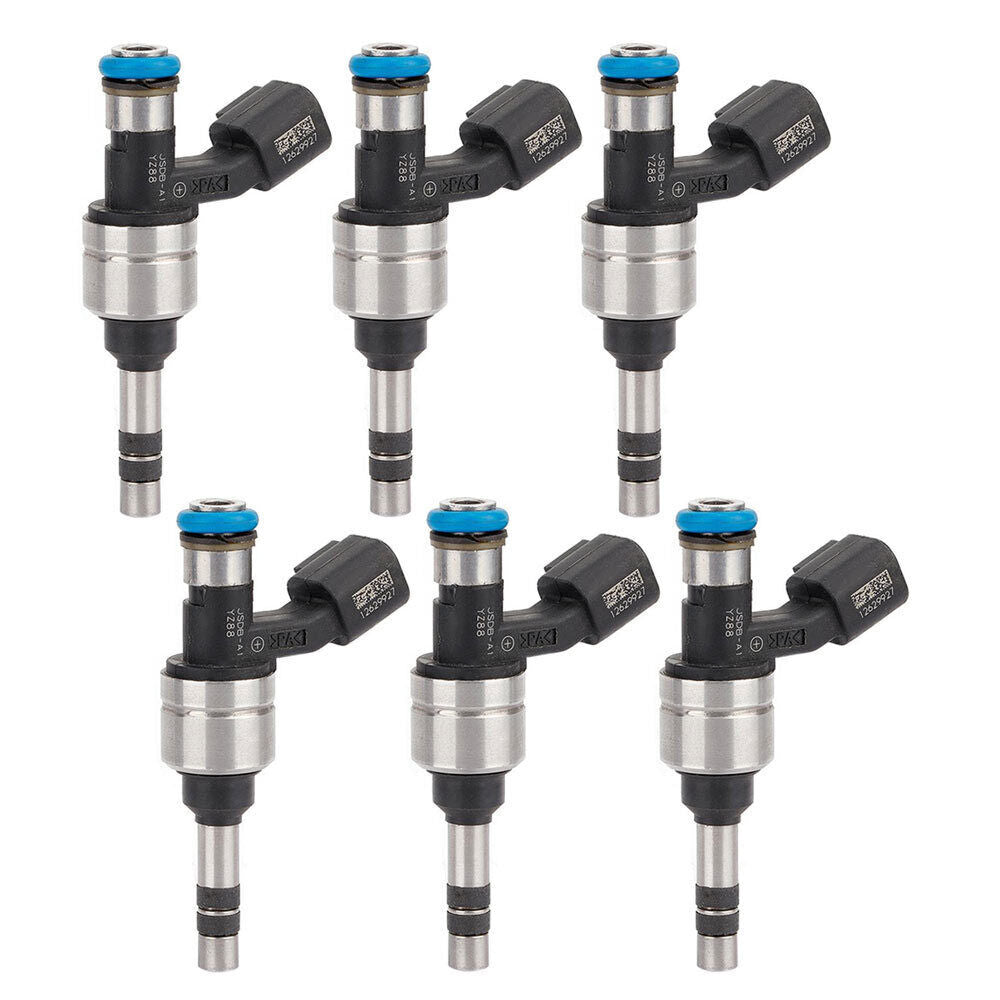 12629927 6PCS Fuel Injectors Fits for Cadillac Srx 2010-11 for Gmc Terrain 2010-2011 Q
