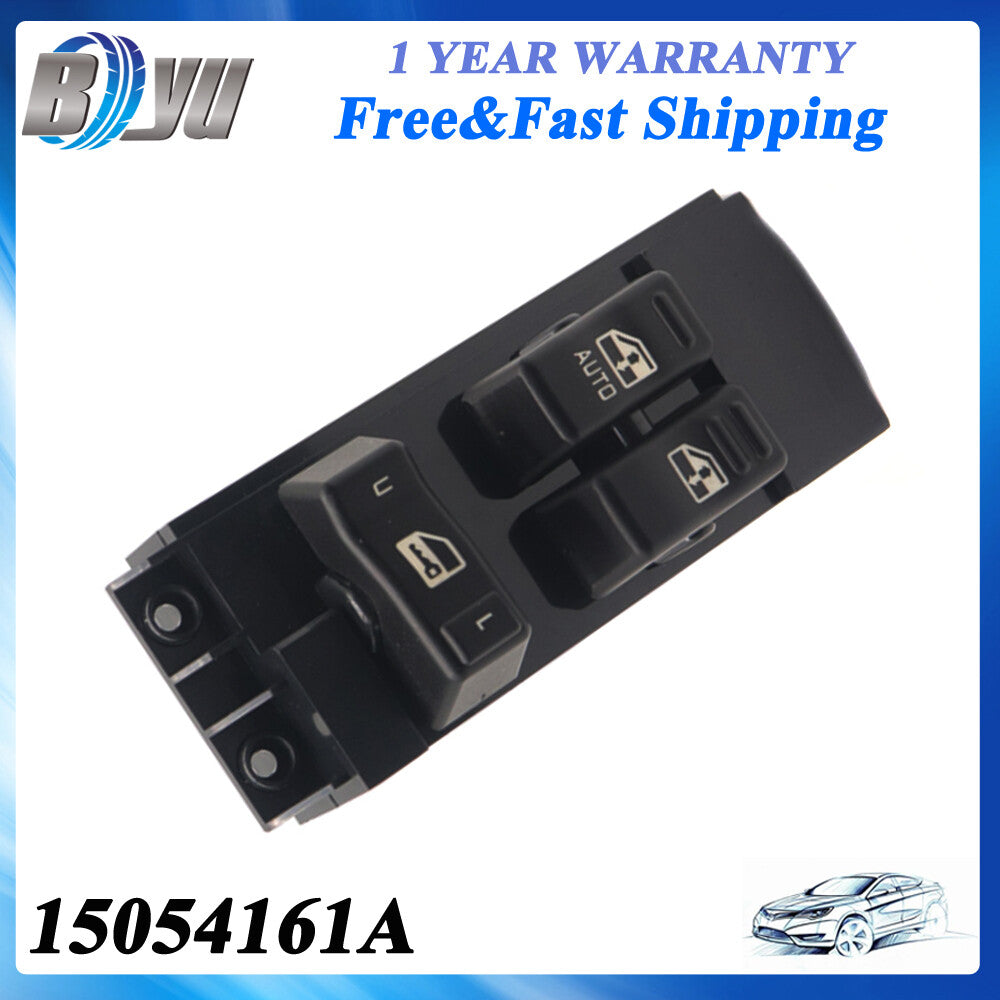 Master Power Window Switch Front Left Black For 1999 00-2002 for Chevy Silverado New