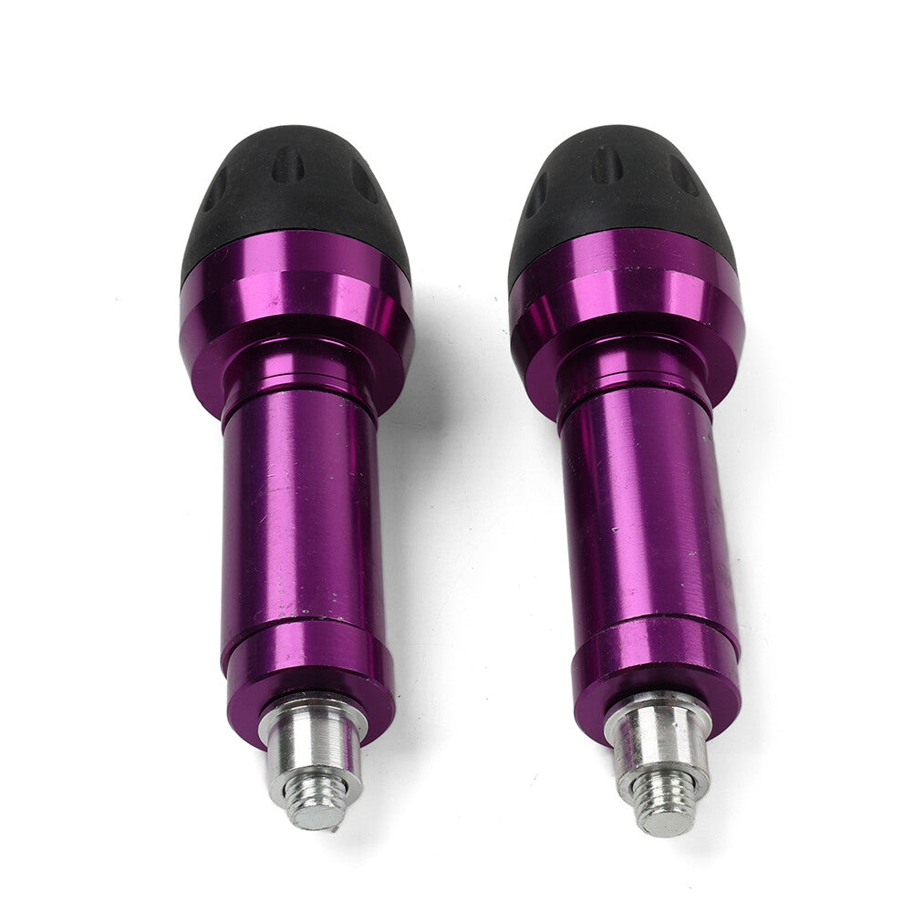 Purple 8MM 10MM Motorcycle Exhaust Frame Slider Crash Falling Protector