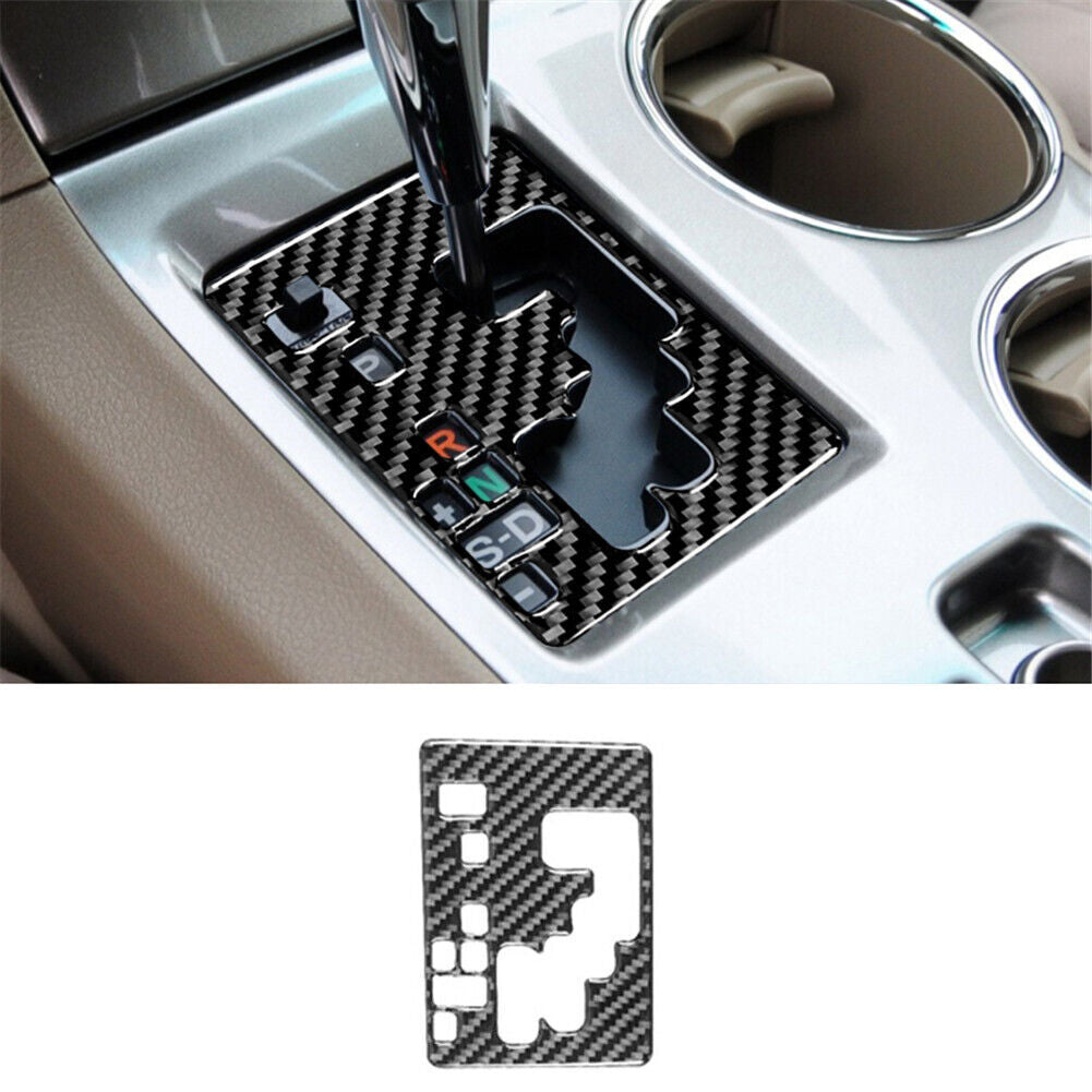 Carbon Fiber Interior Shift Cover Trim for Toyota Highlander 2008-2013