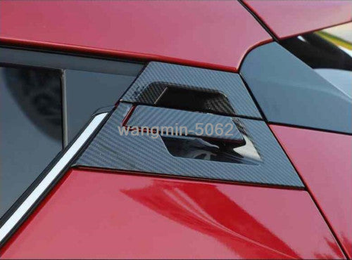 for Corolla 2020-23 Carbon Fiber OX Horn Rear view mirror cover trim cap v