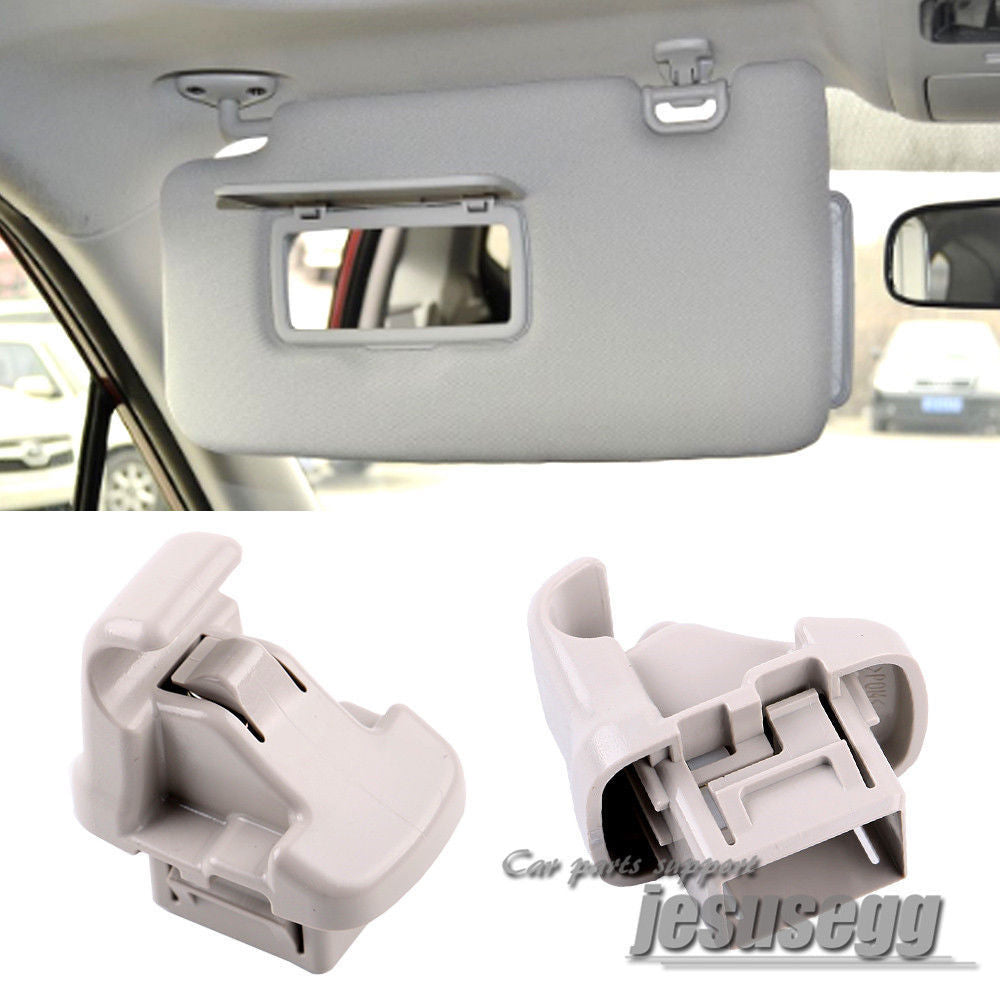 Gray Sun Visor Hook Clip For 2008-2016 for Impreza 2013-2016 Crosstrek 92018FG001ME Q