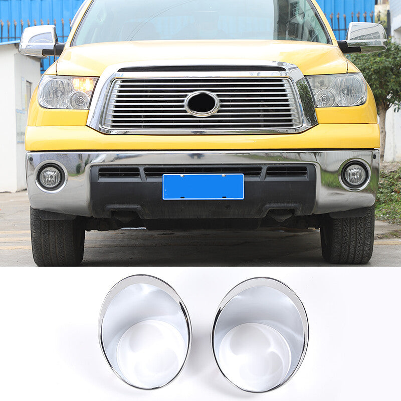 ABS pear wood grain interior door handle panel frame suitable for Toyota Tundra 2022-2023