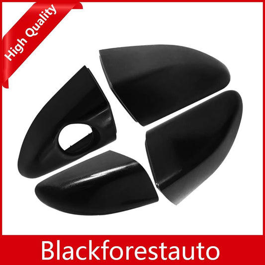 4x Outer Left Right Front Rear Door Handle Cover Unpainted For Sonata 15-19