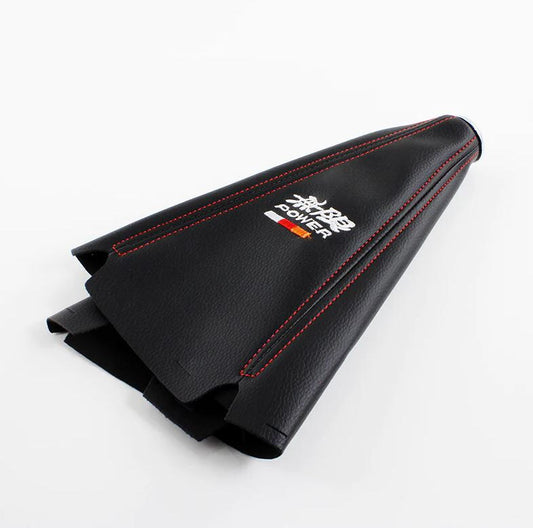 Car Gear Shift Knob Boot Racing Gearshift Protector Cover (Mugen, Black & Red, for Subaru )