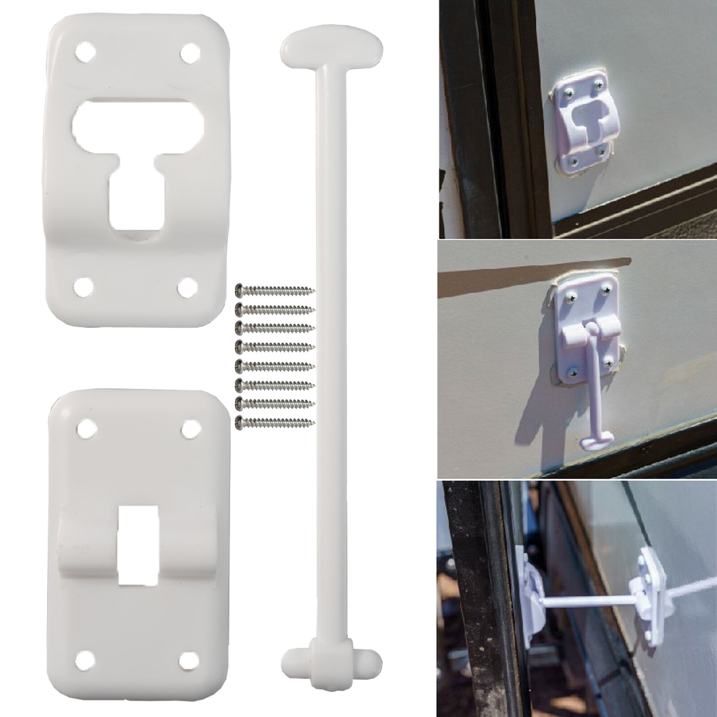 White motorhome door holder versc door stopper door holder door lock trailer de Q