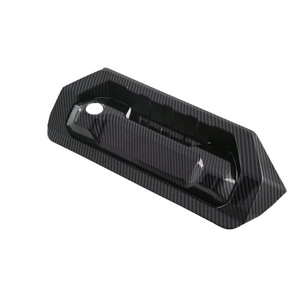 for Toyota 22-2024 Tundra 2P Carbon Fiber Rear Tailgate Handle Frame Trim Cover