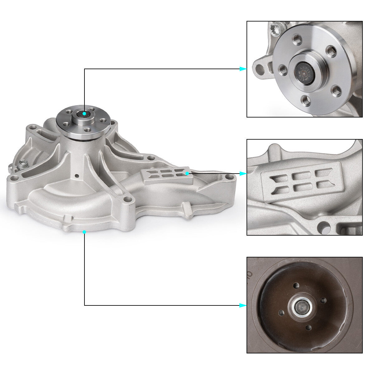 Water pump 85109694 is suitable for PAI 801131E, for Volvo D11, D13, D16, for MACK , MP7, MP8, and model 20744939. n