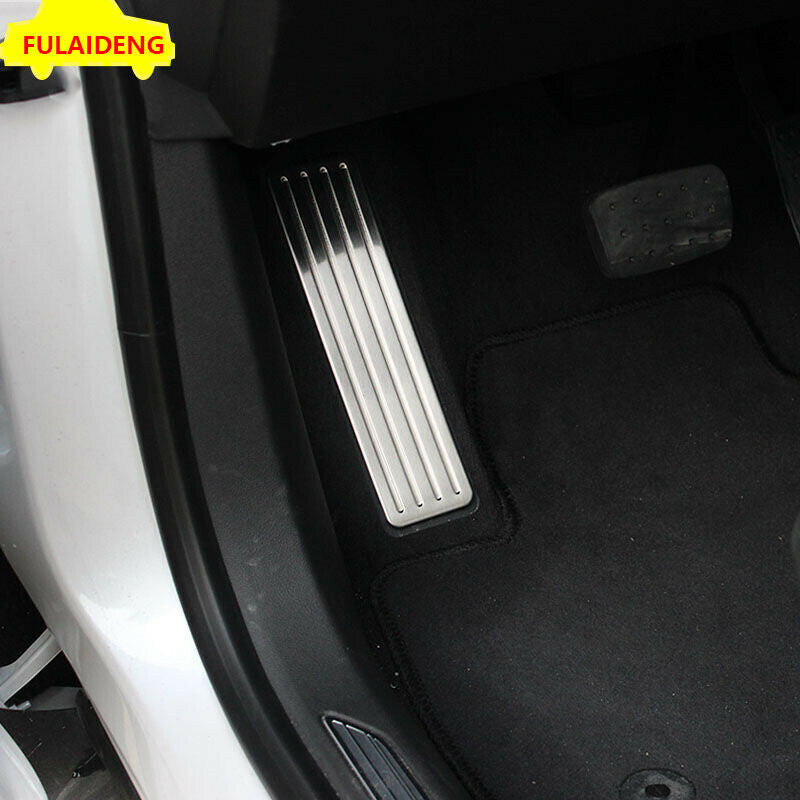 for Cadillac XT5 2016-2021 Stainless Footrest Pedal Cover Foot Rest Pad Cap Trim