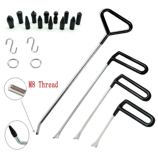 Paintless Dent Repair Tools, Dent Removal Tools Hooks, Stainless steel Push Rods v