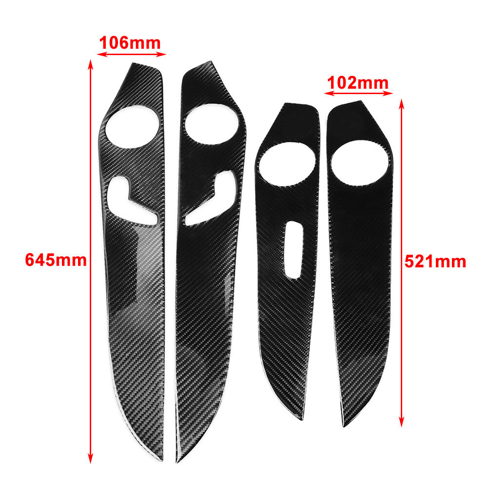 Interior Door Panel Cover Trim Fit for Benz C Class W205 14-21 GLC Class X253 16-21