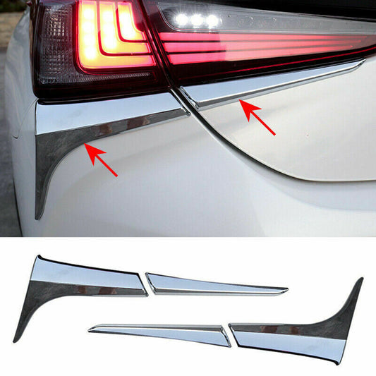 for Lexus ES300h 250 350 19-22 Chrome Rear Tail Light Lamp Moulding Trim Strips
