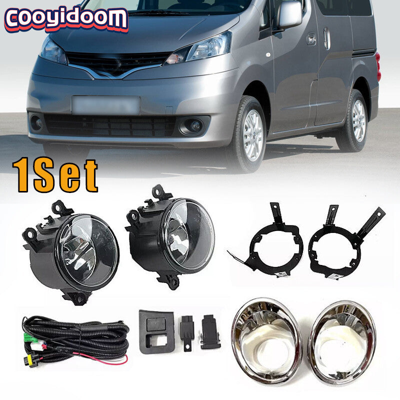 LHRH fog light wiring switch cover frame for Nissan NV200 front bumper