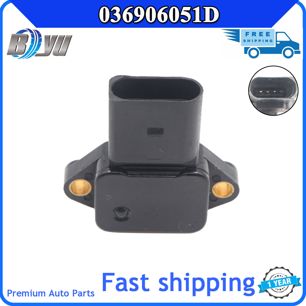Brand new for Audi for seat compatible for Skoda for VW 036906051 manifold pressure sensor 036906051D Q