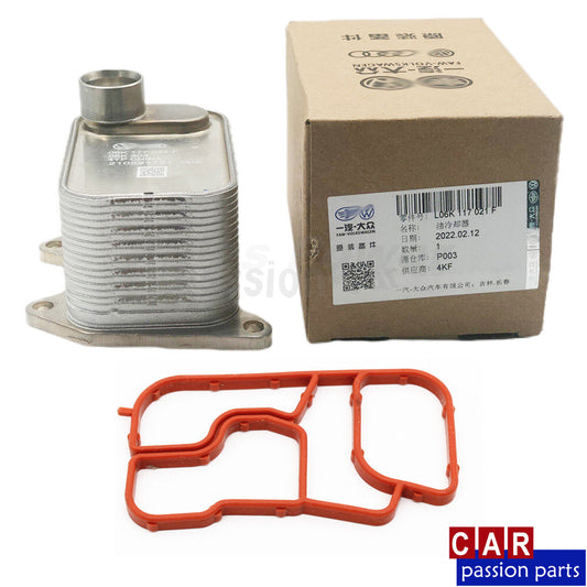 Oil cooler with Gakset, suitable for Audi for A4 , for A5 , for VW for Jetta , for Golf 1.8T, 2.0T, 06J117070C, 06L117021G Q