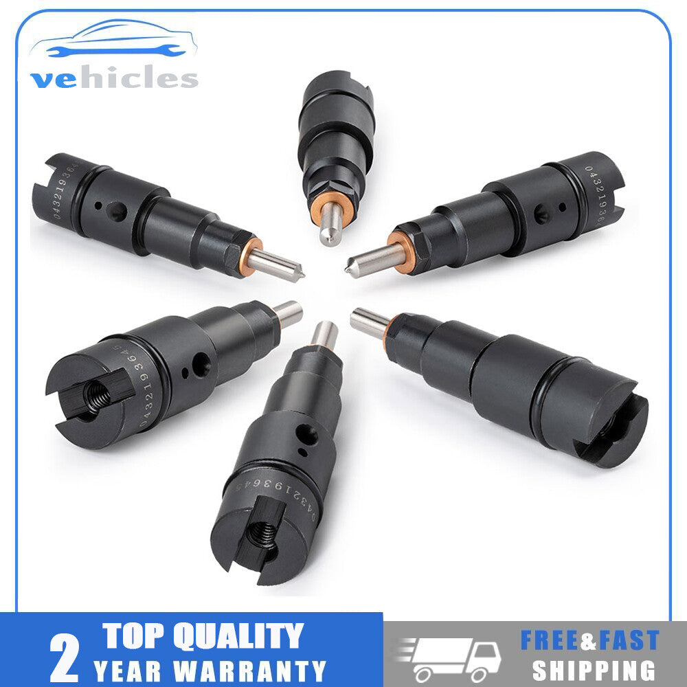 6-piece new fuel injector replacement kit for ISB 5.9L 0432193645
