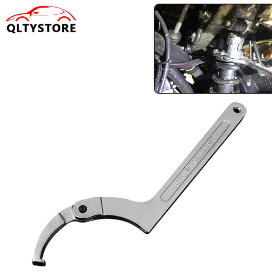 Adjustable Hook Wrench 115-170mm C Flat Spanner Tool Slotted Retaining Universal Q