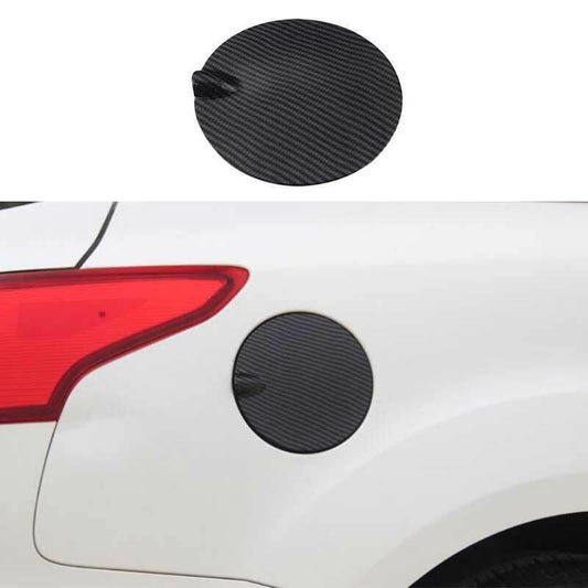 for Ford Focus Sedan 12-18 1X Carbon Fiber Side Fuel Oil Tank Cap Cover Replace