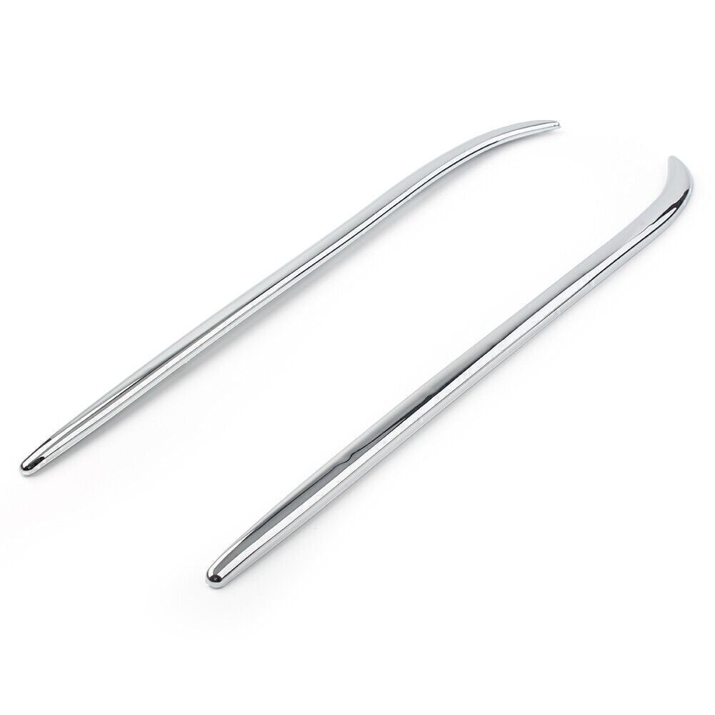 for Honda GL1800 2001-2011 10 Motorcycle Chrome Fairing Eyebrows Trim Decorates Q