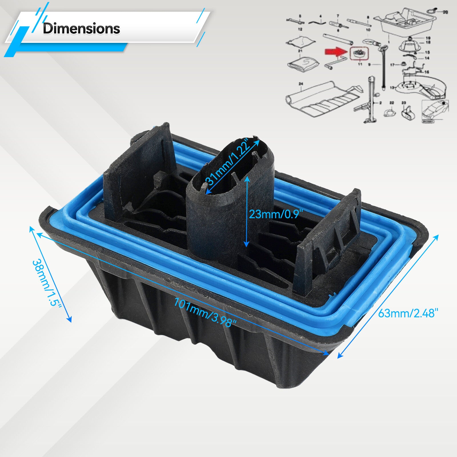 for BMW Jack Pad Lifting Support Block Platform F25 X3 F26 X4 E70 F15 X5 E71 F16