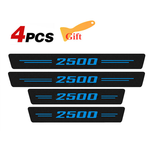 4pcs for Ram 2500 Accessories Truck Cab Auto Door Sill Plate Threshold Decal
