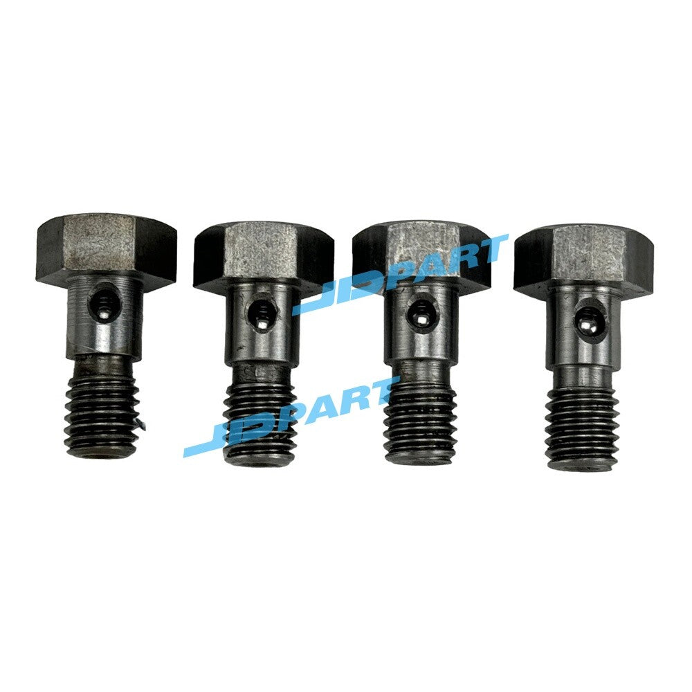 4-piece set of 4TNV106 oil cooler nozzle screws for excavator engine parts -