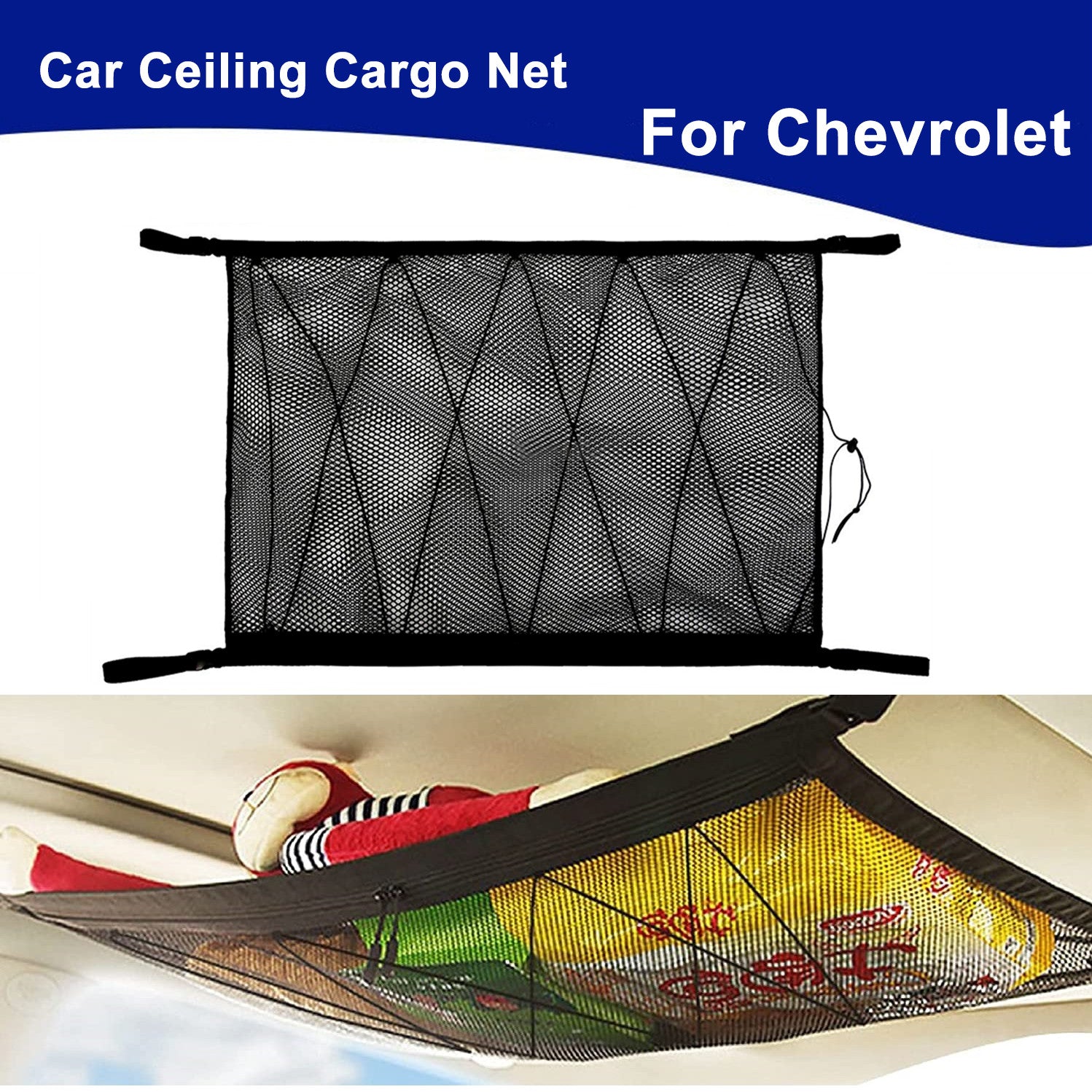 Suitable for car parts, car roof, ceiling, cargo mesh bags, and storage bags. n