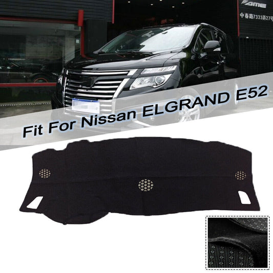 Inner Dashboard Dash Mat Non-slip DashMat Sun Shade Fit for Nissan ELGRAND E52