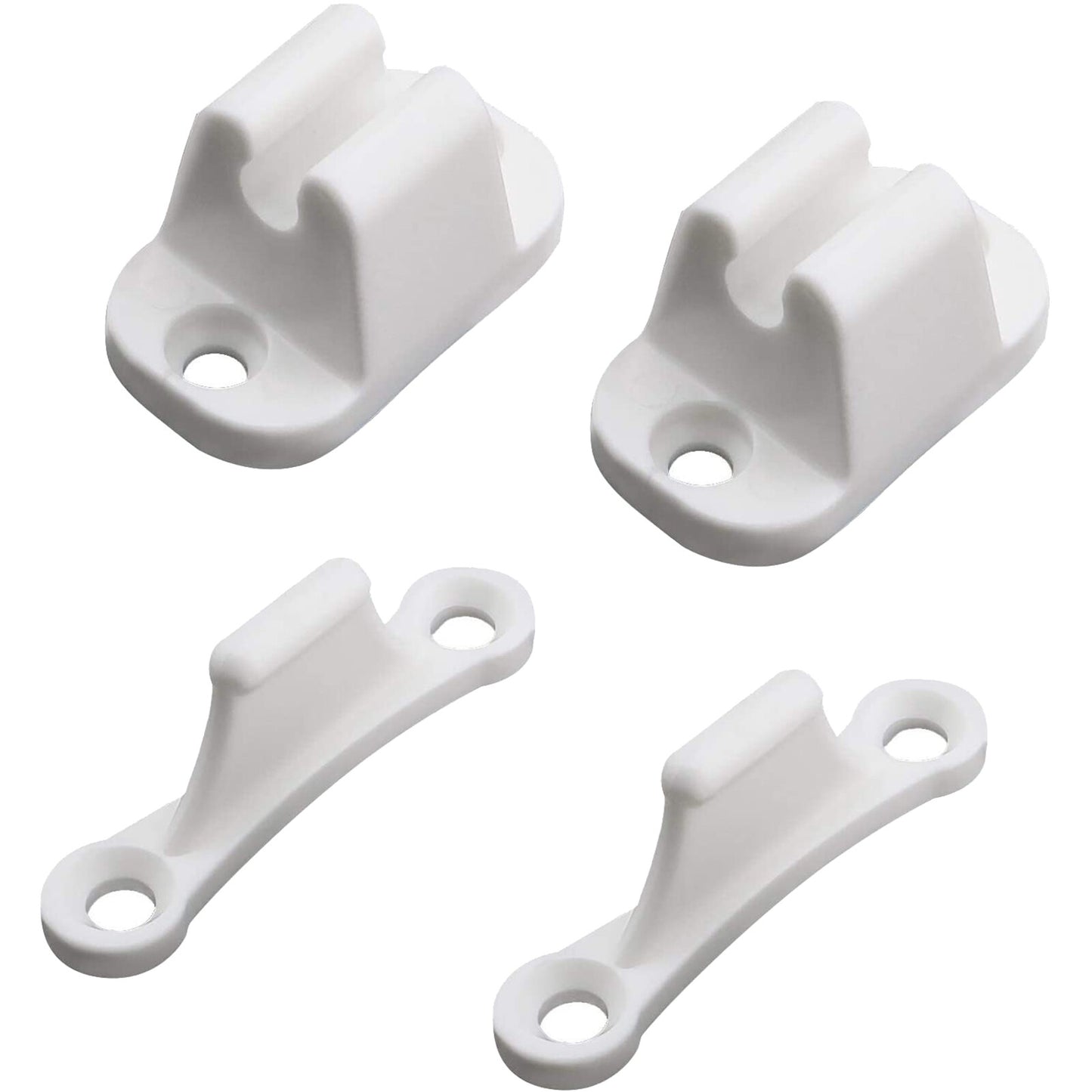 2pcs Door lock nylon white door holder for caravan motorhome caravan boat Q