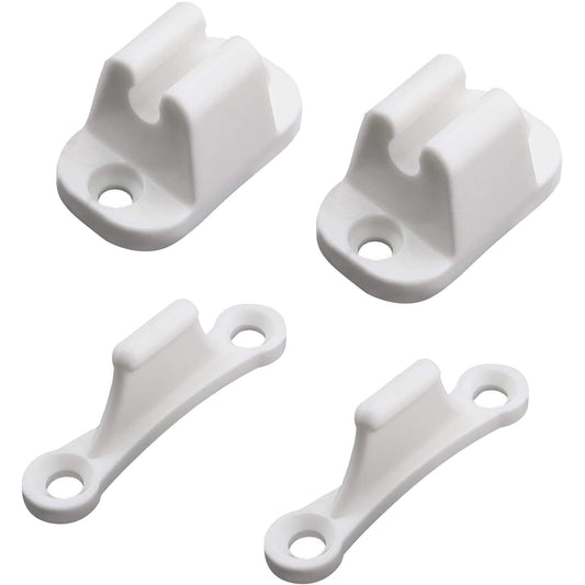 2pcs Door lock nylon white door holder for caravan motorhome caravan boat Q