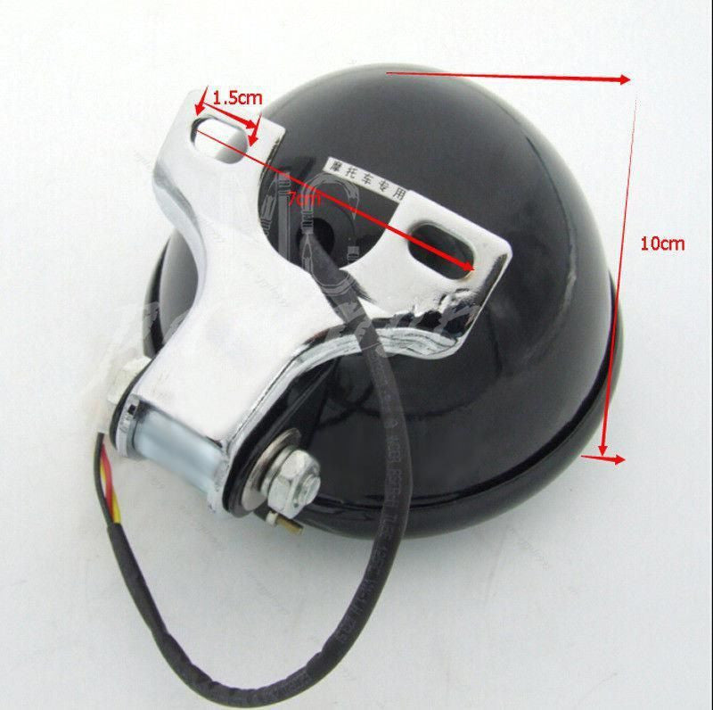 Black High Low Beam 5 30 LED Headlight for Harley Cafe Racer Bobber Motorcycle Q
