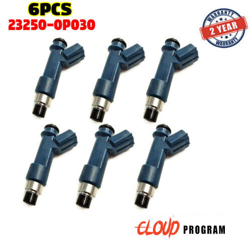6pcs Fuel Injector Nozzle 23250-0P030 For 01-09 4Runner Tacoma Tundra FJ v