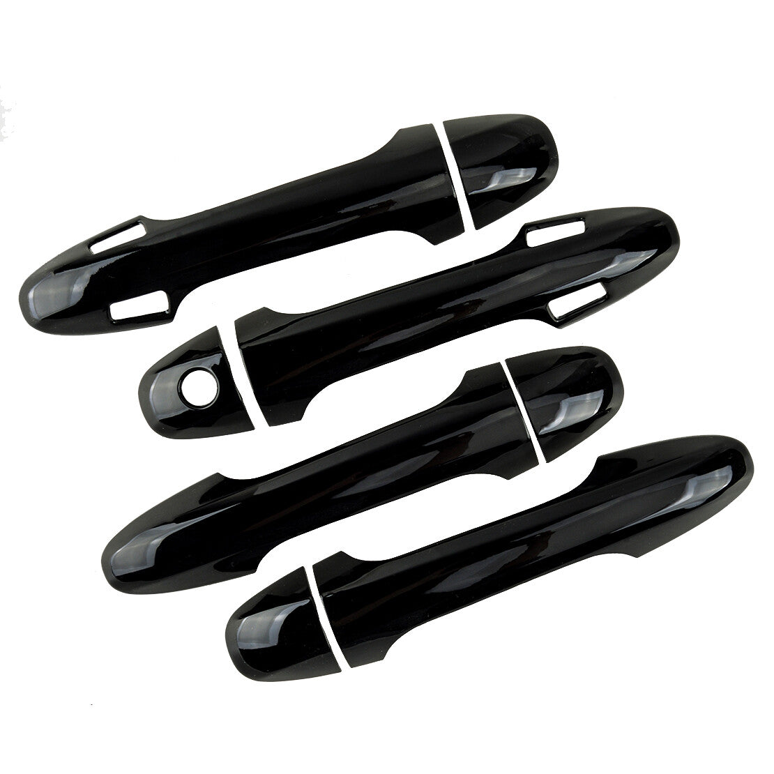 Glossy Black for Smart Key Door Handle Cover Assy Fit for Toyota Tacoma 2016-2021