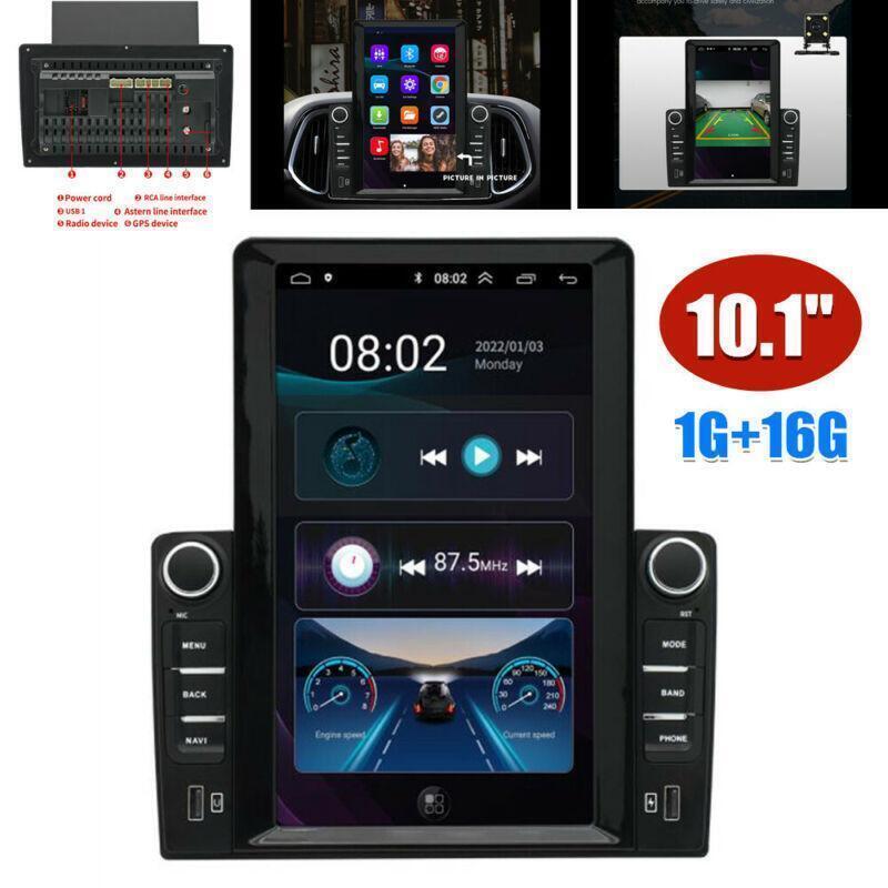 Car Radio GPS Bluetooth MP5 Player 1GB+16GB Android 10.0 2DIN 10.1 Stereo Video