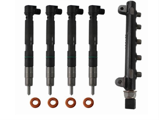 Fuel Common Rail 4Pcs Injectors 7275454 28337917 For Bobcat D24 Doosan Delphi