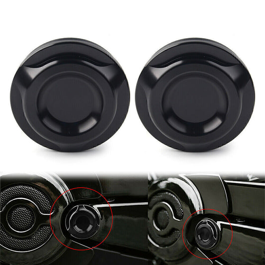 for Harley V-Rod VRSCF/D/R 06-17 Motorcycle Black Cut Swingarm Pivot Bolt Cover Q