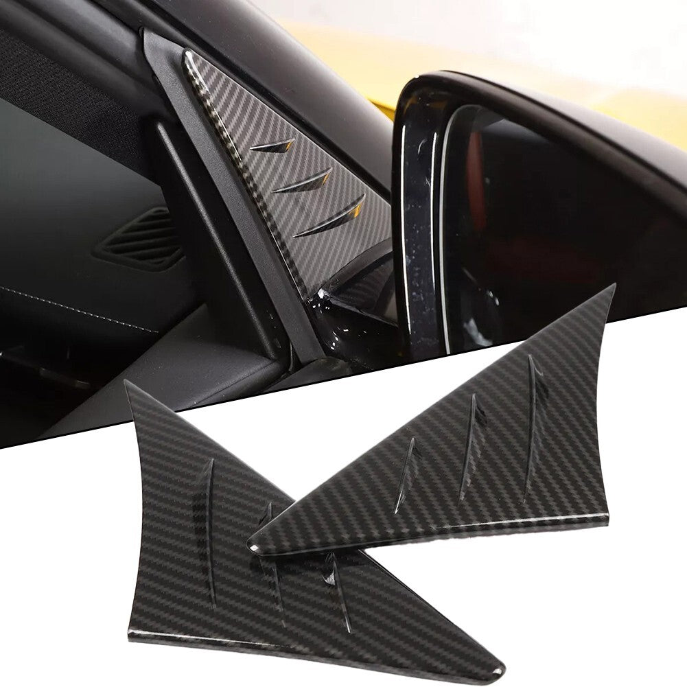 Carbon fiber anti-wind buffeting deflector Trim for Toyota for Supra A90 2019-22