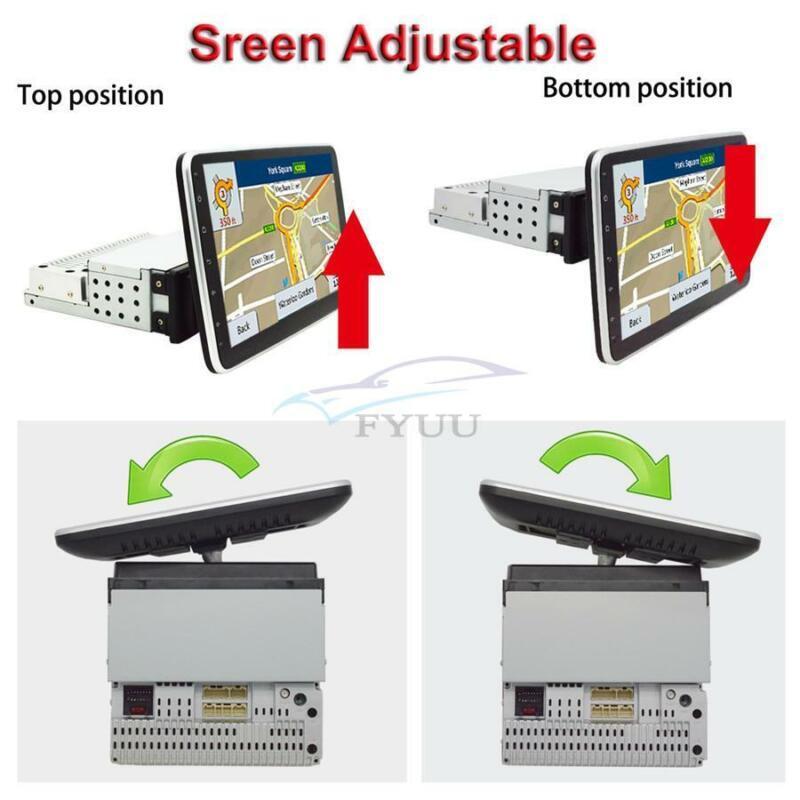 WiFi GPS navigation, 9-inch rotatable touchscreen, 1DIN, Android 10.1 car stereo radio. n