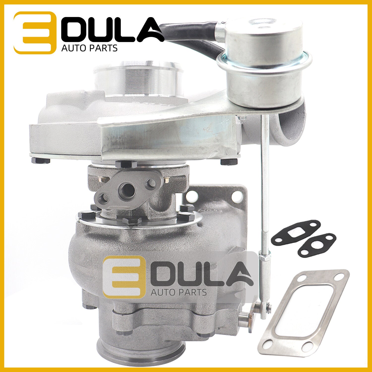Oil-cooled turbochargers are suitable for T3 and T4 1.5L-2.5L universal 400HP flanger turbines.