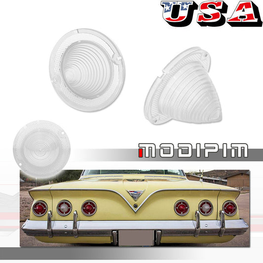 Suitable for 1960-1961 Impala El Camino Transparent Rear Reverse Light Lens- v