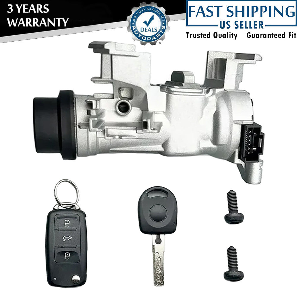for VW for JETTA 2006-2018 W/REMOTE Control KEY SHELL IGNITION SWITCH LOCK ASSEMBLY Q