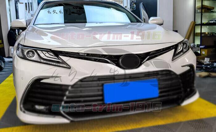 Black front bumper grille trim applicable to for Toyota for Camry L, LE, XLE 2021 - 2024