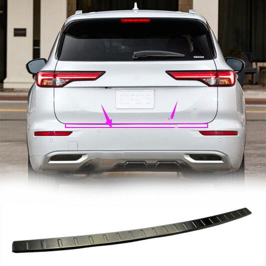 For 2022-2023 for Mitsubishi Outlander Black Rear Bumper Protector Sill Plate Cover