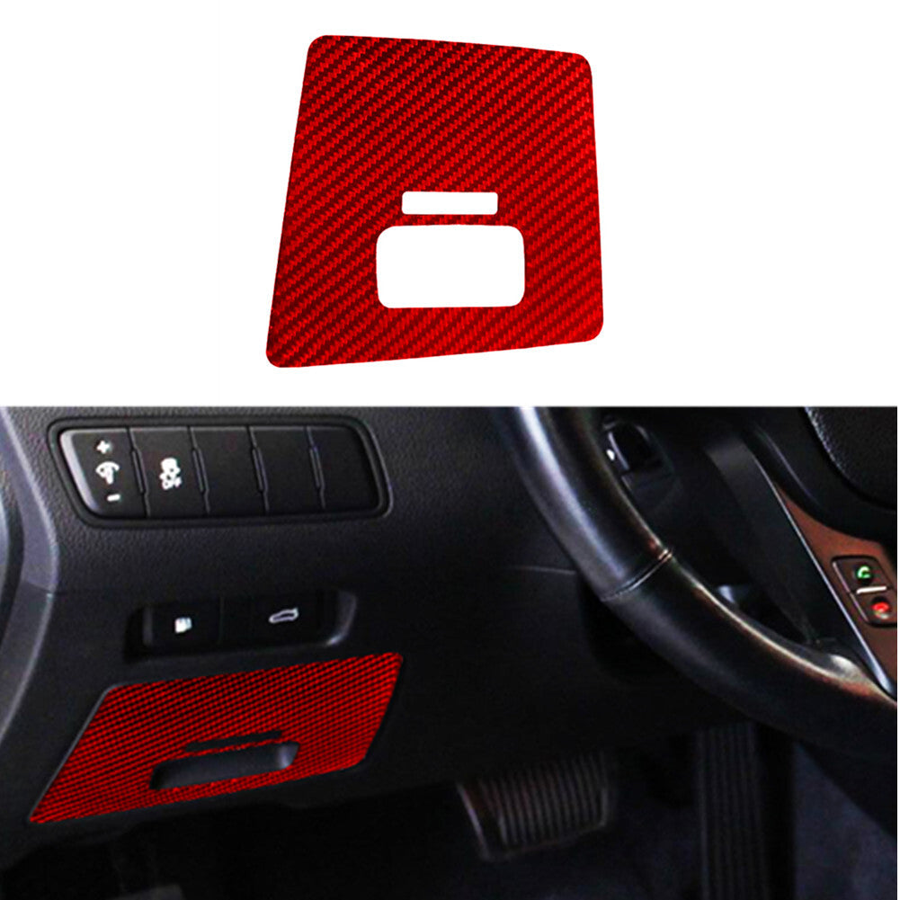 3X Carbon Fiber Center Air Vent Cover Trim For Silverado/tahoe/ for sierra 2007-2014 v