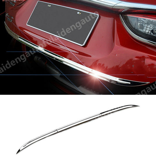 for Mazda 6 Atenza 2017-2018 Rear Trunk Lid Tailgate Molding Strip Chrome Steel
